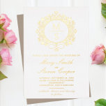 Gilded Monogram Wedding Invitations<br><div class="desc">Gilded Monogram Wedding Invitations</div>