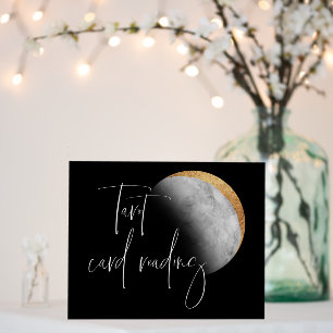 Gilded Moon Tarot Card Reading Sign