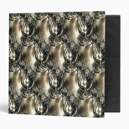 Gilded Pearls 3 Ring Binder