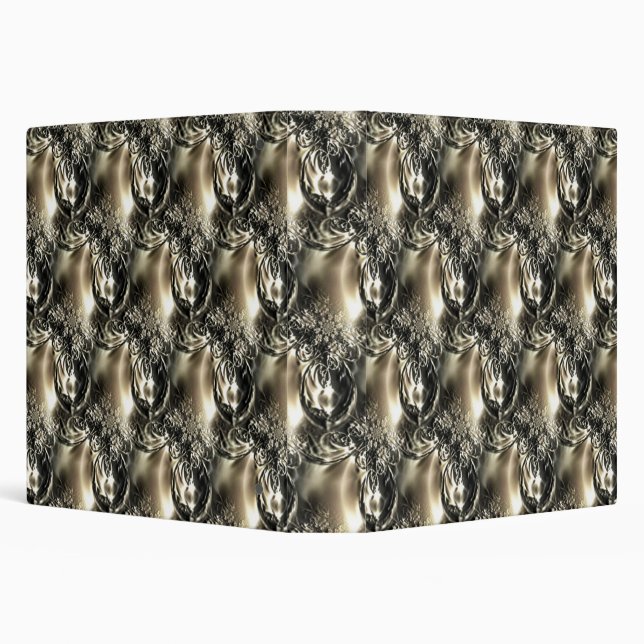 Gilded Pearls 3 Ring Binder (Background)