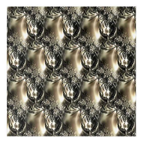 Gilded Pearls Acrylic Print