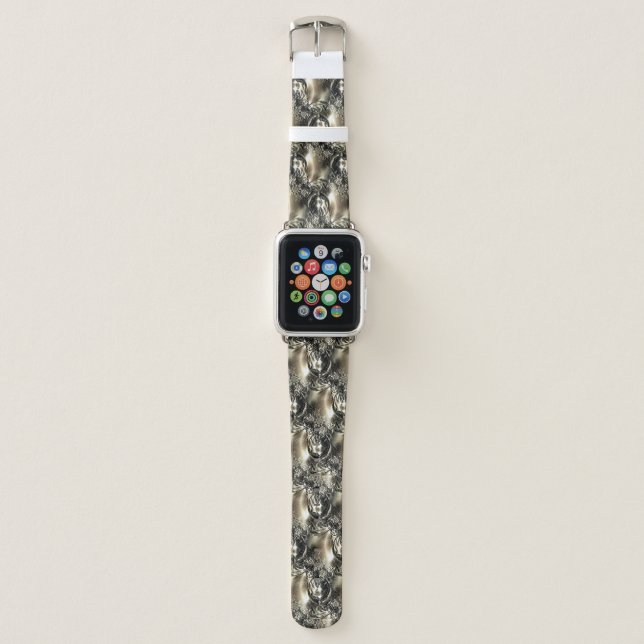 Gilded Pearls Apple Watch Band (Front)