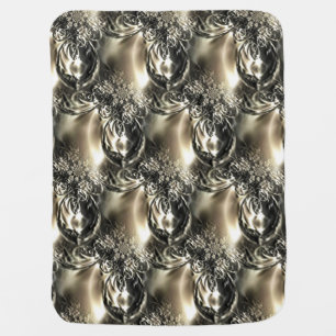 Gilded Pearls Baby Blanket