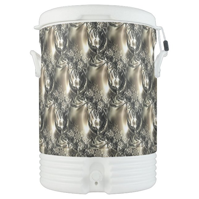 Gilded Pearls Beverage Cooler (Front)