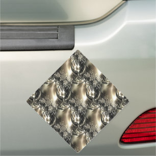 Gilded Pearls Car Magnet