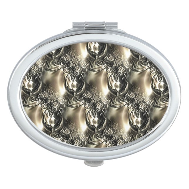 Gilded Pearls Compact Mirror (Front)