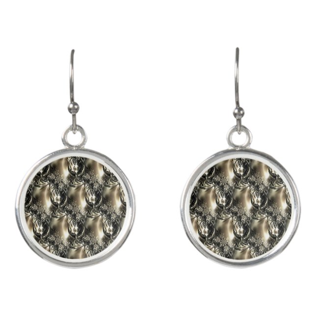 Gilded Pearls Earrings (Front)