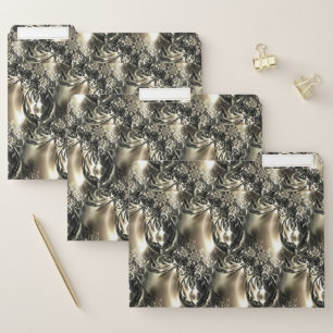 Gilded Pearls File Folder