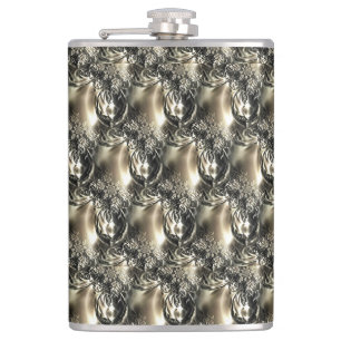 Gilded Pearls Flask