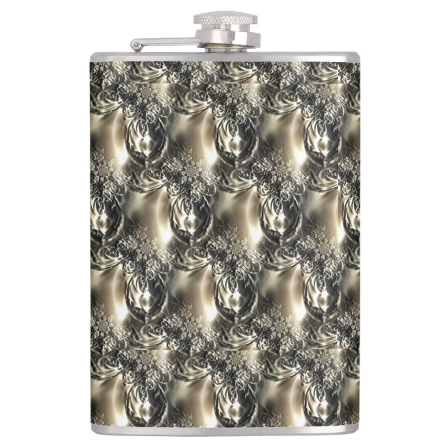 Gilded Pearls Flask (Front)