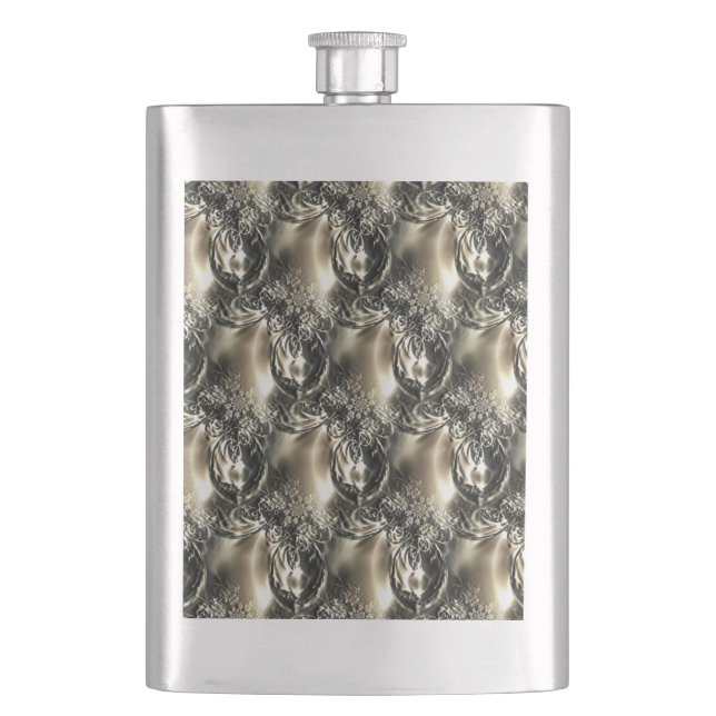 Gilded Pearls Flask (Front)
