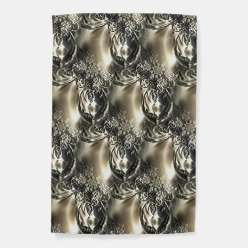 Gilded Pearls Garden Flag