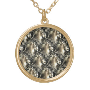 Gilded Pearls Gold Plated Necklace