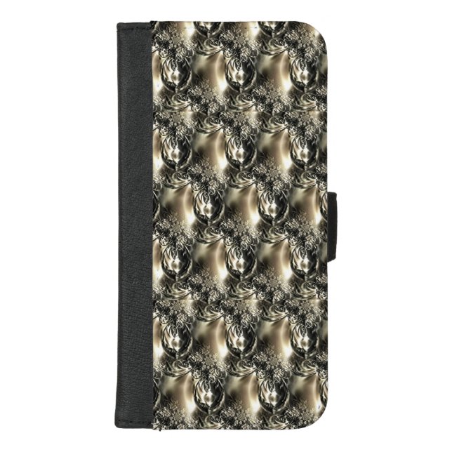 Gilded Pearls iPhone Wallet Case (Front)