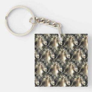 Gilded Pearls Keychain