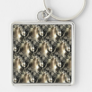 Gilded Pearls Keychain