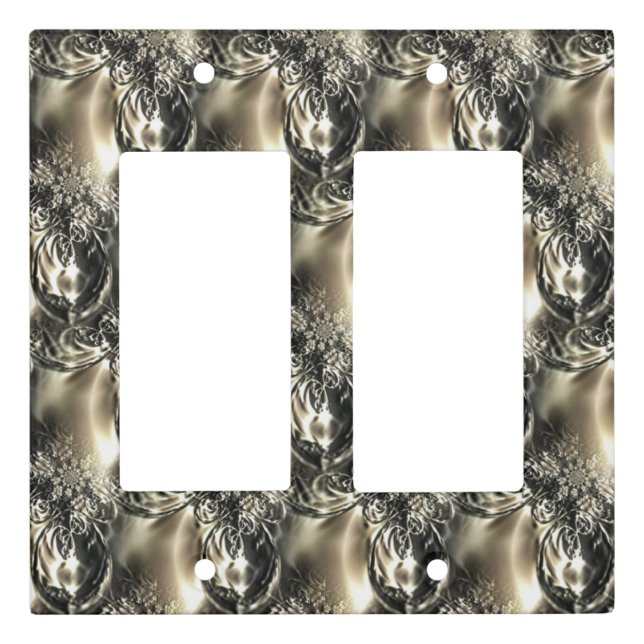 Gilded Pearls Light Switch Cover (Front)