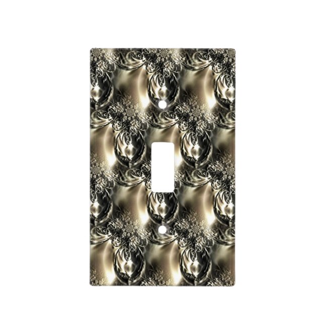 Gilded Pearls Light Switch Cover (Front)