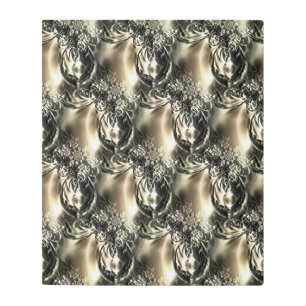 Gilded Pearls Metal Print