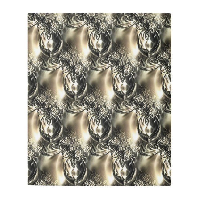Gilded Pearls Metal Print (Front)