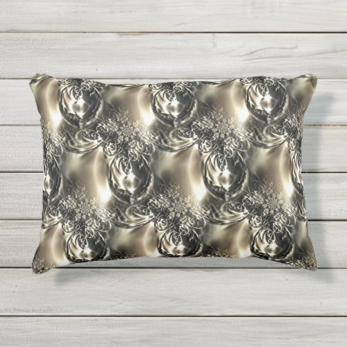 Gilded Pearls Outdoor Pillow