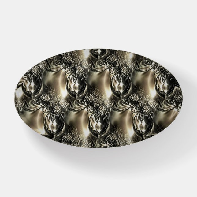 Gilded Pearls Paperweight (Front)