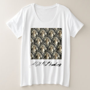 Gilded Pearls Plus Size T-Shirt