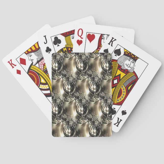 Gilded Pearls Poker Cards (Back)