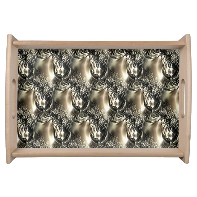 Gilded Pearls Serving Tray (Front)