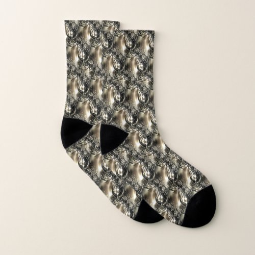 Gilded Pearls Socks