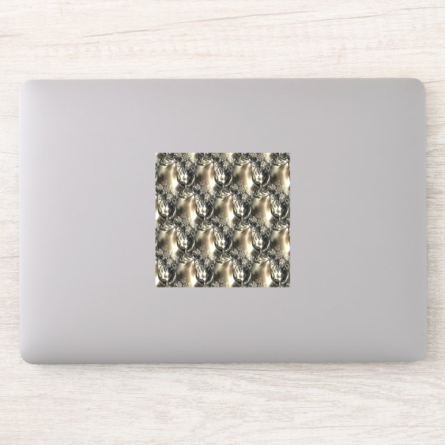 Gilded Pearls Sticker (Computer)