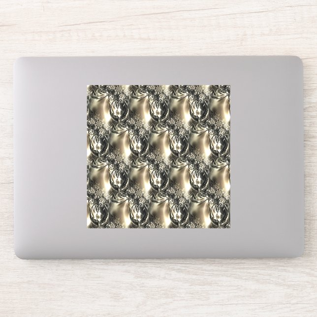 Gilded Pearls Sticker (Computer)