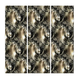 Gilded Pearls Triptych