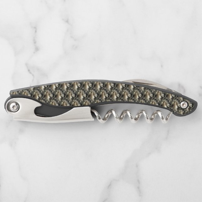 Gilded Pearls Waiter's Corkscrew (Front)
