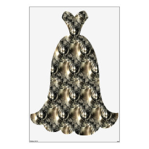 Gilded Pearls Wall Decal