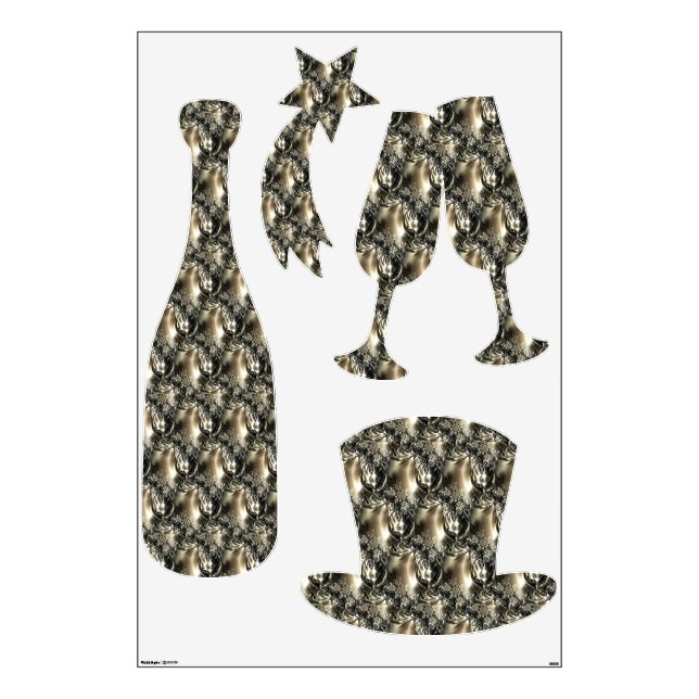 Gilded Pearls Wall Decal (Front)