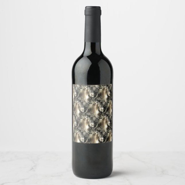 Gilded Pearls Wine Label (Front)