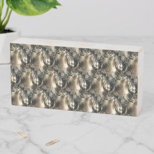 Gilded Pearls Wooden Box Sign