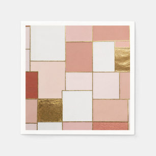Gilded Rose Geometry Napkins