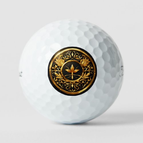 Gilded Sphere A Golf Odyssey Golf Balls
