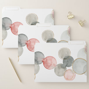 Gilded Spheres File Folder