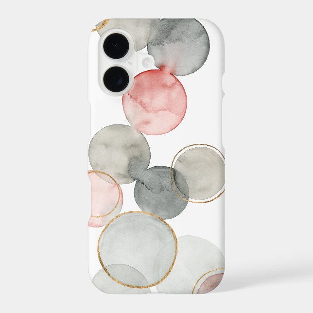 Gilded Spheres Iphone Case (Back)