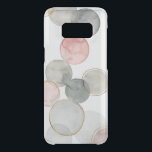 Gilded Spheres Uncommon Samsung Galaxy S8 Case<br><div class="desc">Gilded Spheres I by Grace Popp. Features watercolor grey and pink circles in varying sides.</div>