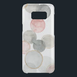 Gilded Spheres Uncommon Samsung Galaxy S8 Case<br><div class="desc">Gilded Spheres I by Grace Popp. Features watercolor grey and pink circles in varying sides.</div>