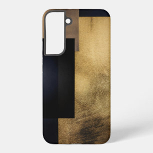 Gilded Stillness — Modern Abstract Samsung Galaxy S22+ Case