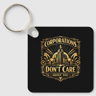 Gilded Towers of Greed Keychain