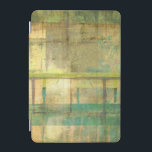 Gilded Turquoise and Green Abstract Painting iPad Mini Cover<br><div class="desc">An abstract painting by Jennifer Goldberger that utilizes shades of gilded turquoise and green to create a warm,  familiar feeling. A nice stroll through the woods during the spring or summer would yield some of these same colors. Bring the gift of nature to your home by purchasing this piece!</div>