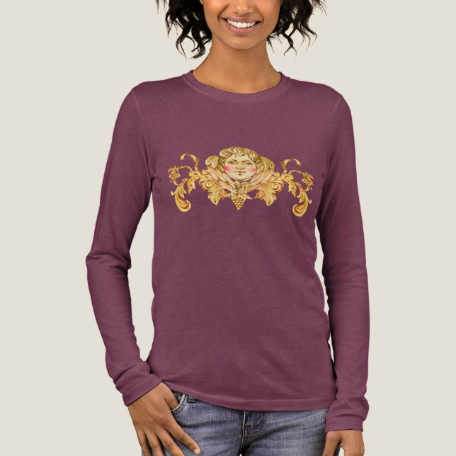 Gilded Vineyard Crest Tri-Blend Shirt (Front)