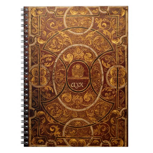 Gilded Vintage Book Monogram Goth