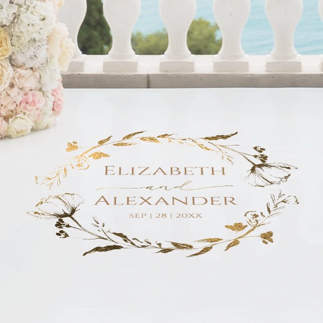Gilded Wedding Entrance | Dance Floor Decals (Creator Uploaded)